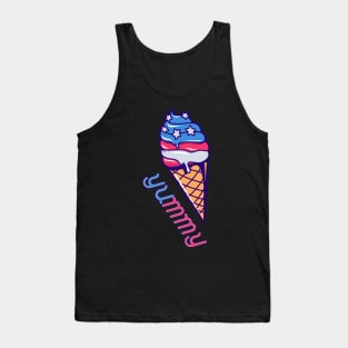 Patriotic Ice Cream Yummy USA Tank Top